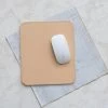 Tan Leather Mouse Pad