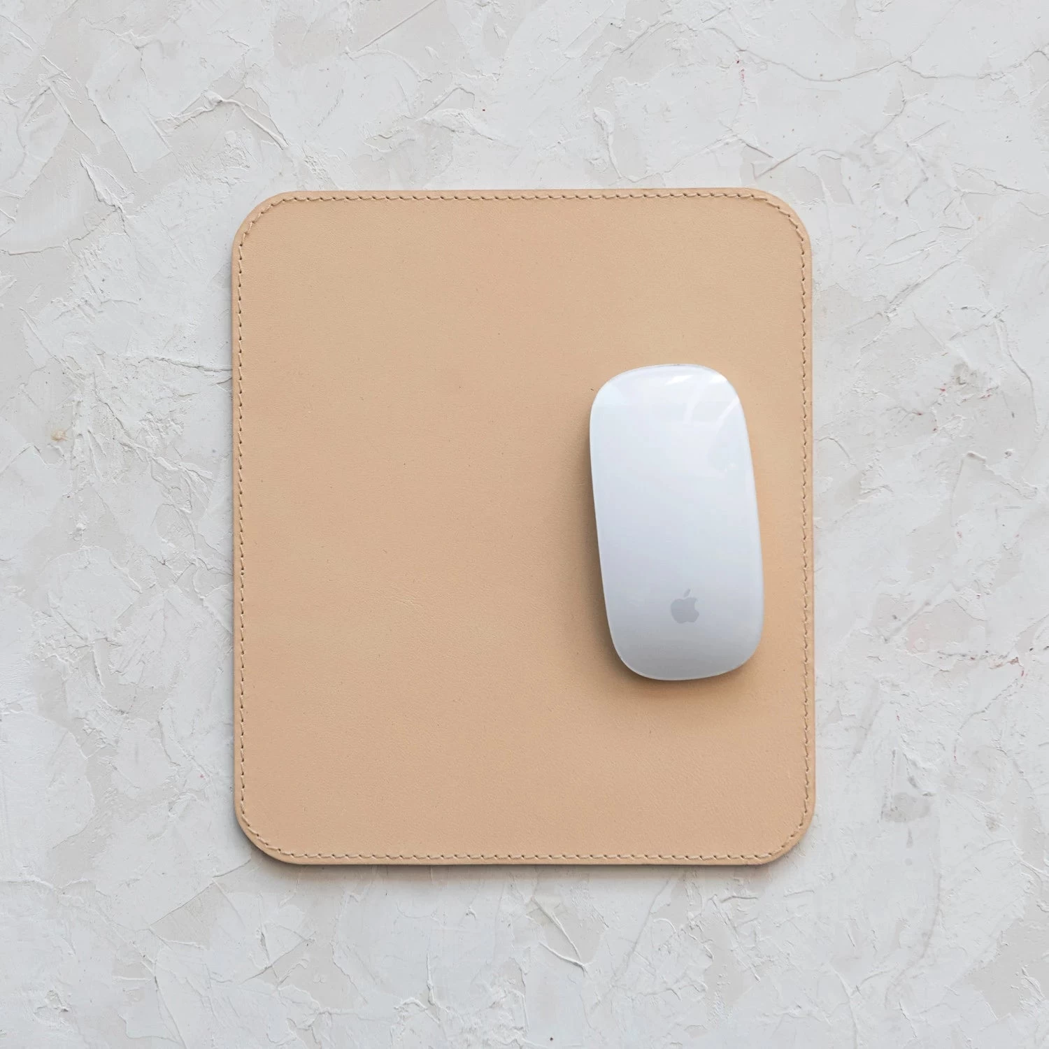 Tan Leather Mouse Pad - Image 3
