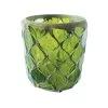 Green Mosaic Votive Holder