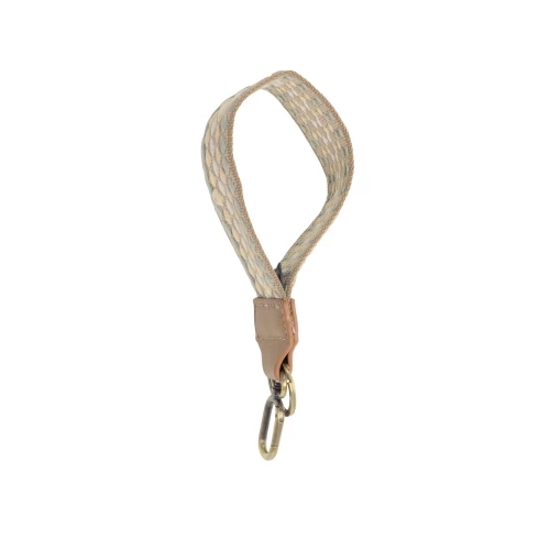 Natural Dot Stripe Keychain - Image 2