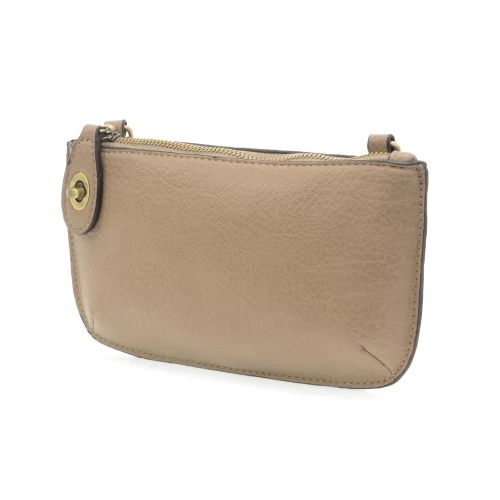 Mini Crossbody Wristlet In Mushroom