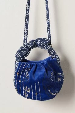FREE PEOPLE Aria Mini Velvet Bag