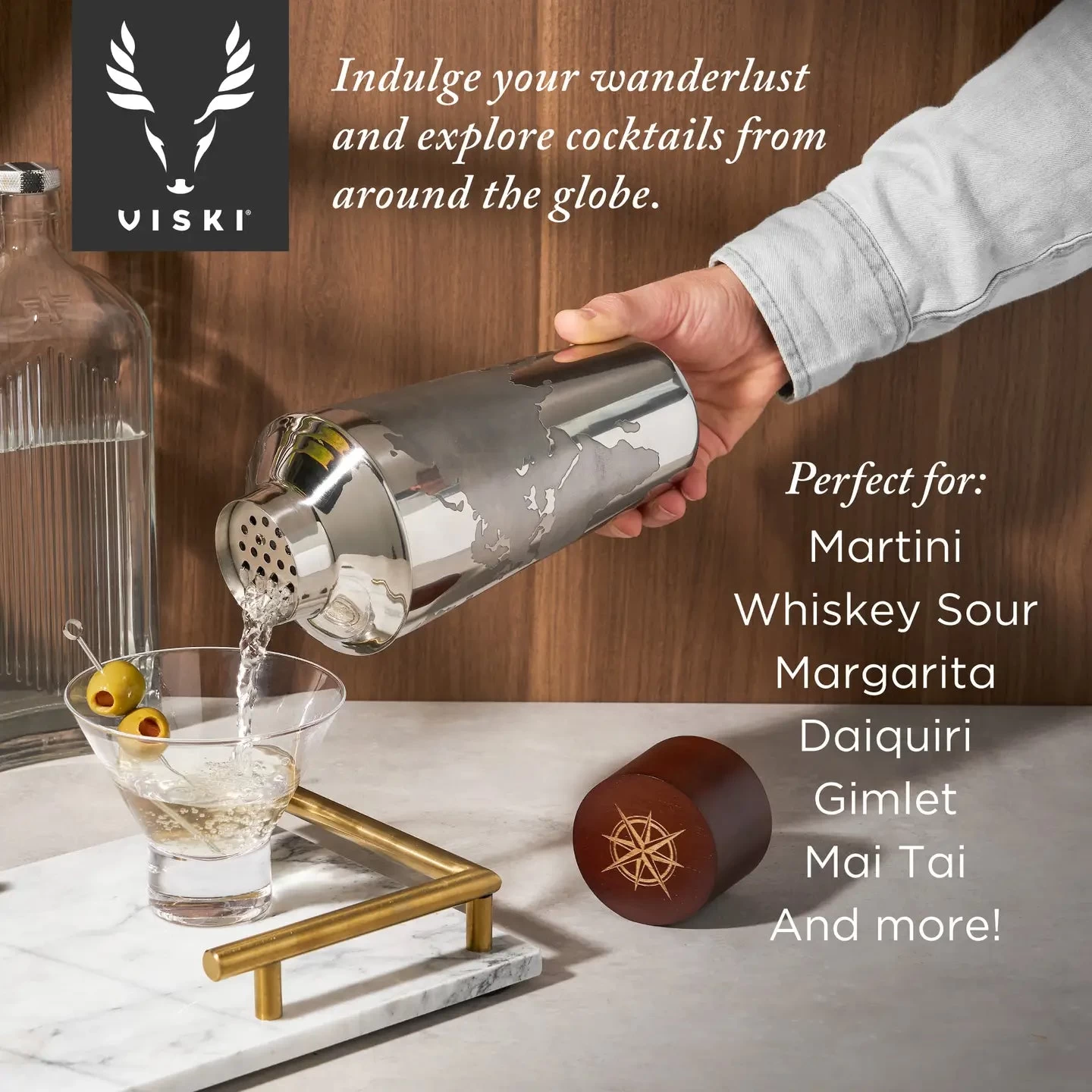 Globe Cocktail Shaker - Image 6