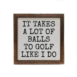 Golf Balls Sign