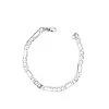 Figaro Chain Anklet In Silver