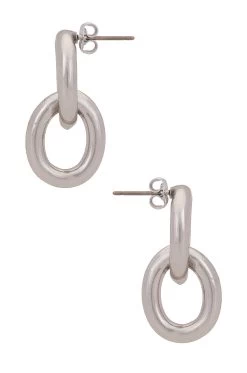 Levi Earrings In Silver
