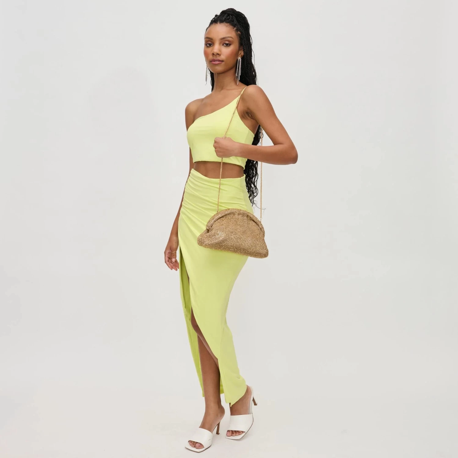 Mariah Evening Bag In Gold - Image 2