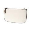 Mini Crossbody Wristlet In White