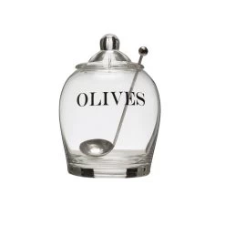 Olive Jar With Spoon