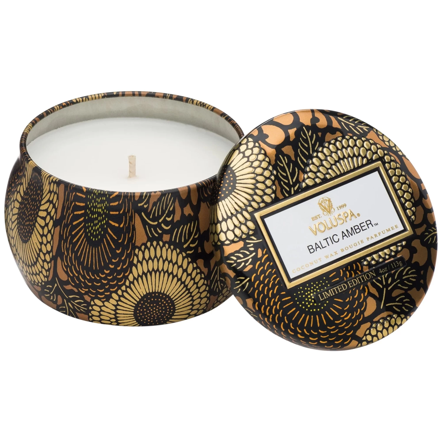 Voluspa Baltic Amber Mini Tin Candle