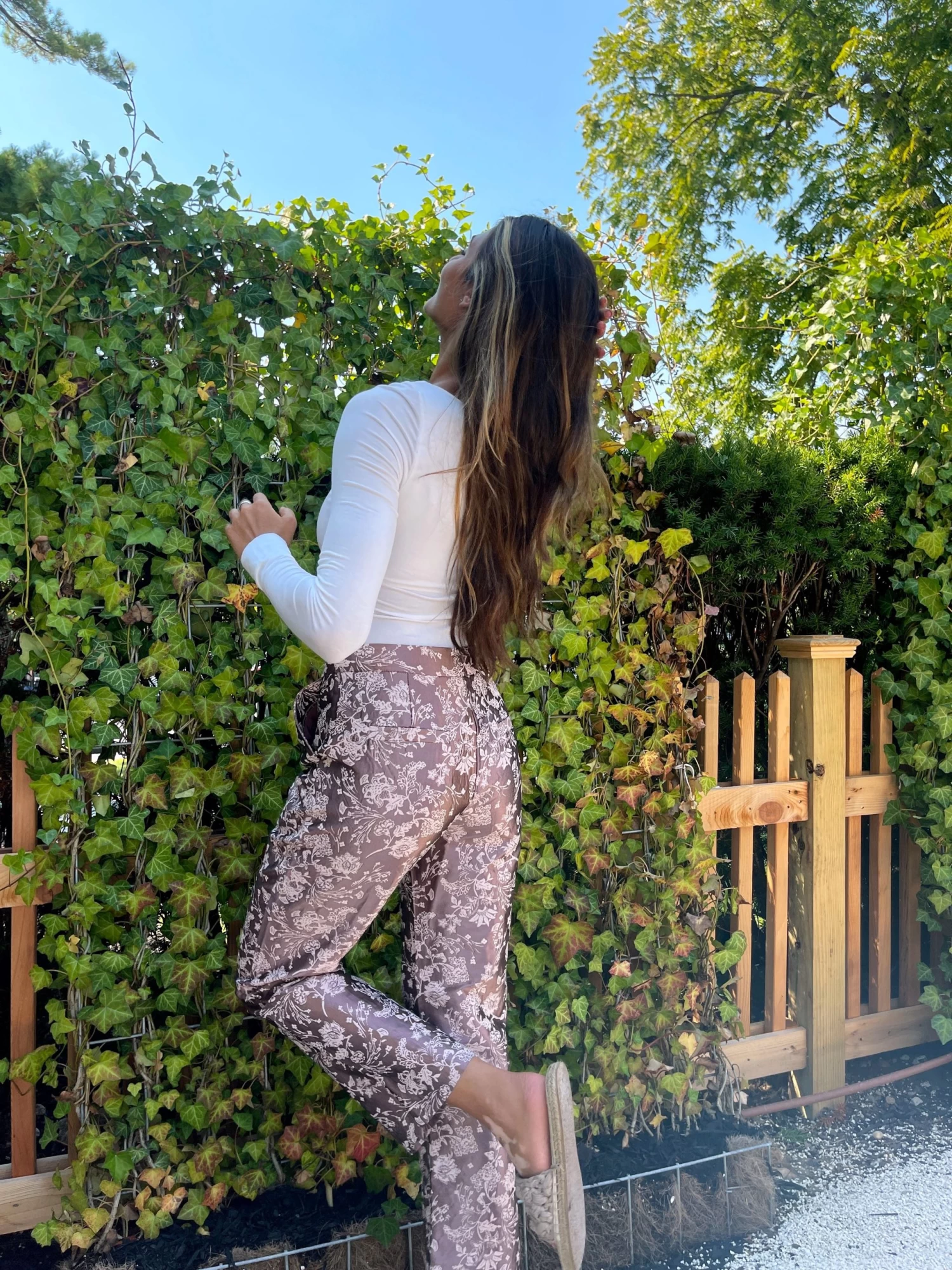 FREE PEOPLE Settle In Scoop Neck Bodysuit In Ivory - Image 8