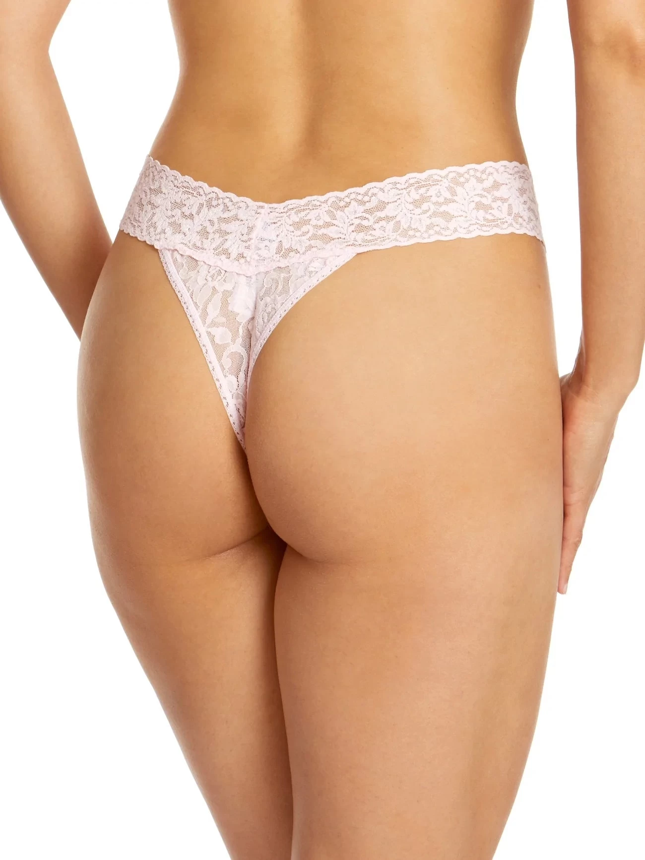 HANKY PANKY Signature Lace Original Thong In Pink - Image 3
