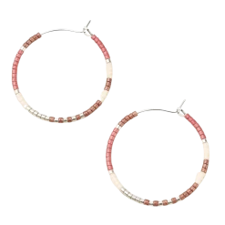 Small Chromacolor Hoops In Blush