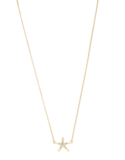 Starfish "Shine" Necklace In Gold