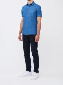 French Connection Short Sleeve Denim Shirt